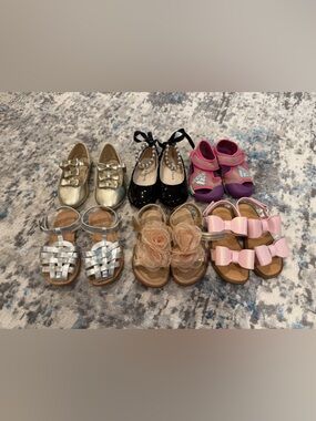 Toddler shoe lot size 7 (6 pairs)